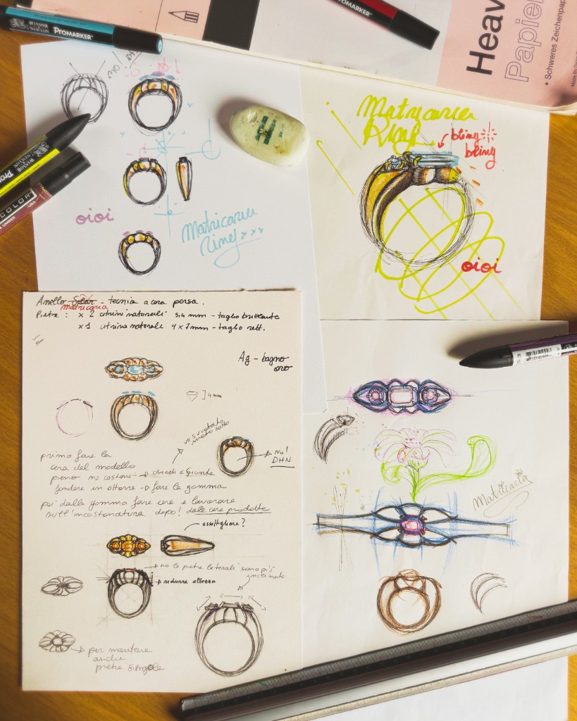 MATRICARIA - Schizzi di design