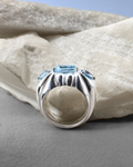 Matricaria Ring — Blue Topaz - 1