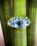 Matricaria Ring — Blue Topaz - 2